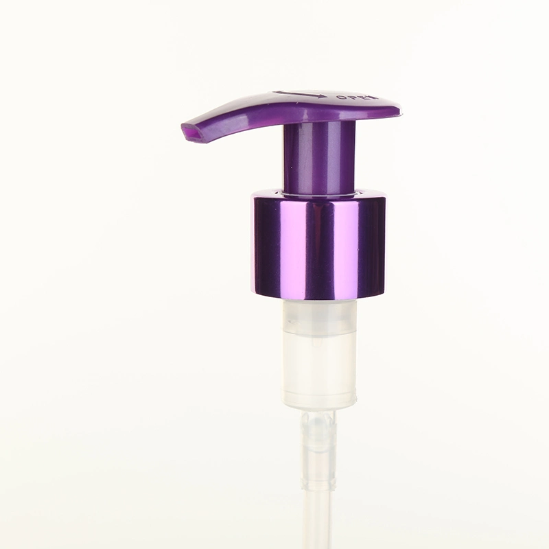 24/410, 28/410 Customized Alum Plastic Right-Left Lock Plastic Lotion Pump